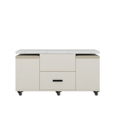 Modern Lift-Up Coffee Table With 4 Stools, Expandable Hidden Storage And 2 Drawers For Space-Saving Dining