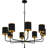 Lockery Matte Black Chandelier-1275912491-1275912490