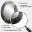 Miroir mural ovale doré-311197710