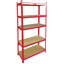Vida Adjustable Height Shelving Unit-19298067-19298068