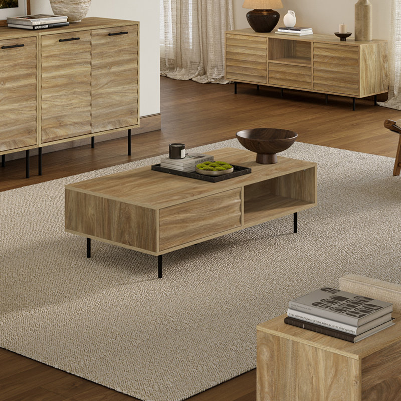 Table basse 47,2 po Mid-Century