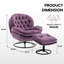 Fauteuil d'appoint avec repose-pieds Anouk-34165141