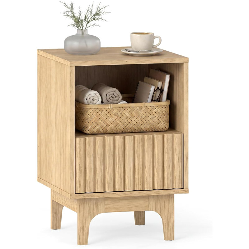 39.5cm W Particle Board Bedside Table
