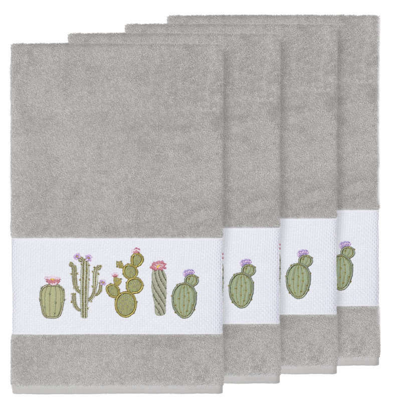 Mila Turkish Cotton Midweight Bath Towel, Light Gray