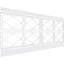 Panneaux muraux blancs 94,5 "(paquet de 4)-69958222