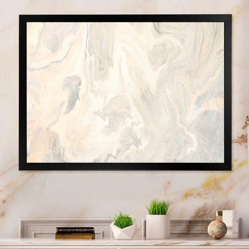 «Wave Art», impression sur toile Floater, Cadre noir, H 24 po x l 36 po x P 1 po