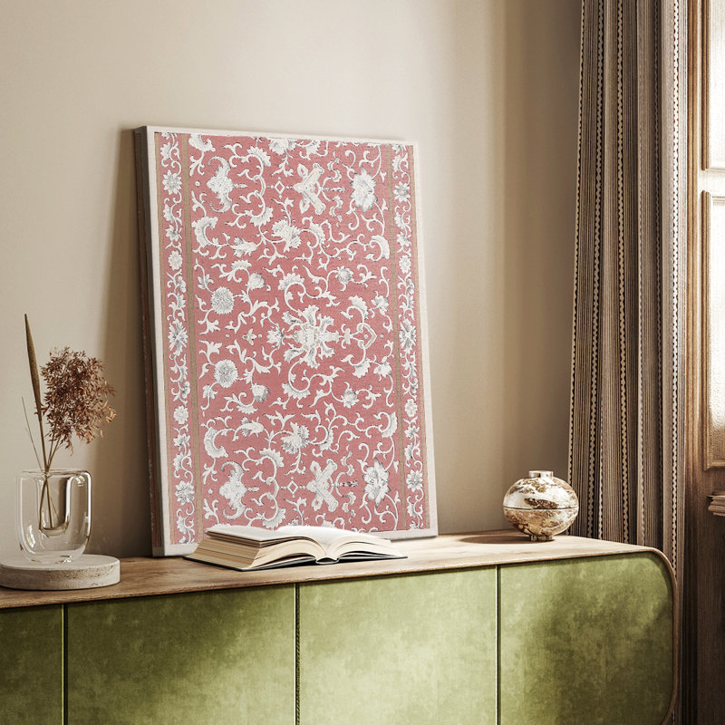 Impression abstraite rétro Cxx - galerie enveloppée de cavas, H 18 po x l 12 po