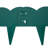 5-Piece Steel Scalloped Garden Landscape Edging Border - 41.75" - Green-102192883