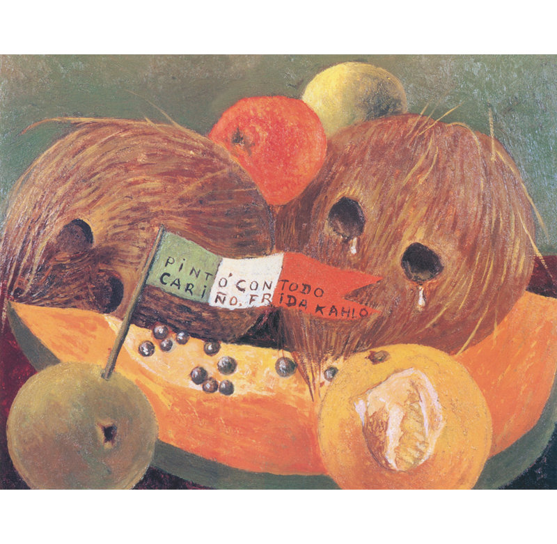«Coconut Tears (Crying Coconut)» par Frida Kahlo, toile tendue avec châssis, H 28 po x l 40 po