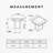 New Collection  1 3/16" Length Square Knob Multipack-98372771