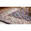 Tapis oriental vert et vert pak-persan