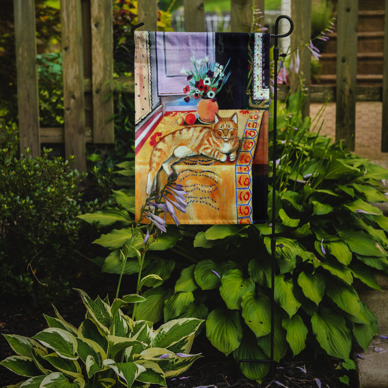 Double Sided 15'' H x 11'' W Polyester Animal Garden Flag