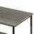 3 Pcs Metal Coffee Table Set In Grey-1658874605