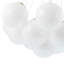 Quinshay 13-Light Dimmable Opal Glass Bubble Chandelier