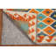 Tapis oriental géométrique Kilim 5 x 6