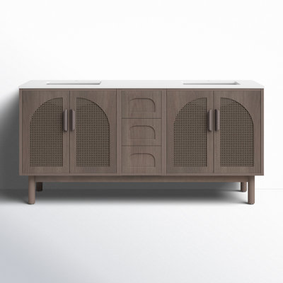 Emir 72" Cedar Double Bathroom Vanity
