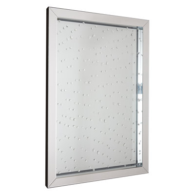 Yvonne Metal Flat Wall Mirror