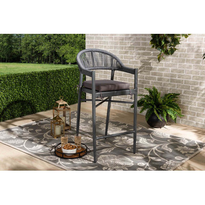 Tabouret de bar Demarious 28,5 "avec coussin
