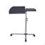 Chariot pour ordinateur portable roulant réglable, graphite
