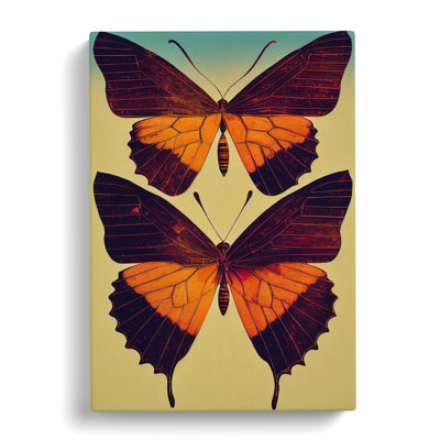 CAN-V0523-317X Butterfly Collage - Wrapped Canvas Print