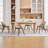Faux Leather Rattan Back Dining Chairs-2042356577