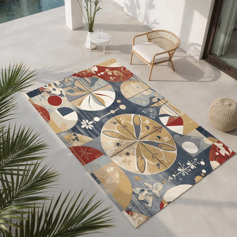 Tapis intérieur et extérieur Peppy Dash, Rectangle 1'6" x 2'6"