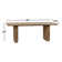 Vander 84" Wood Dining Table In Oak Cream Finish