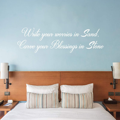 Text & Numbers Non-Wall Damaging Wall Decal