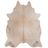 Arlequin Hide Cowhide Geometric Area Rug