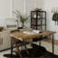 Comptoir en bois d'acacia brut de 8 pi / 98 po Ebern Designs
