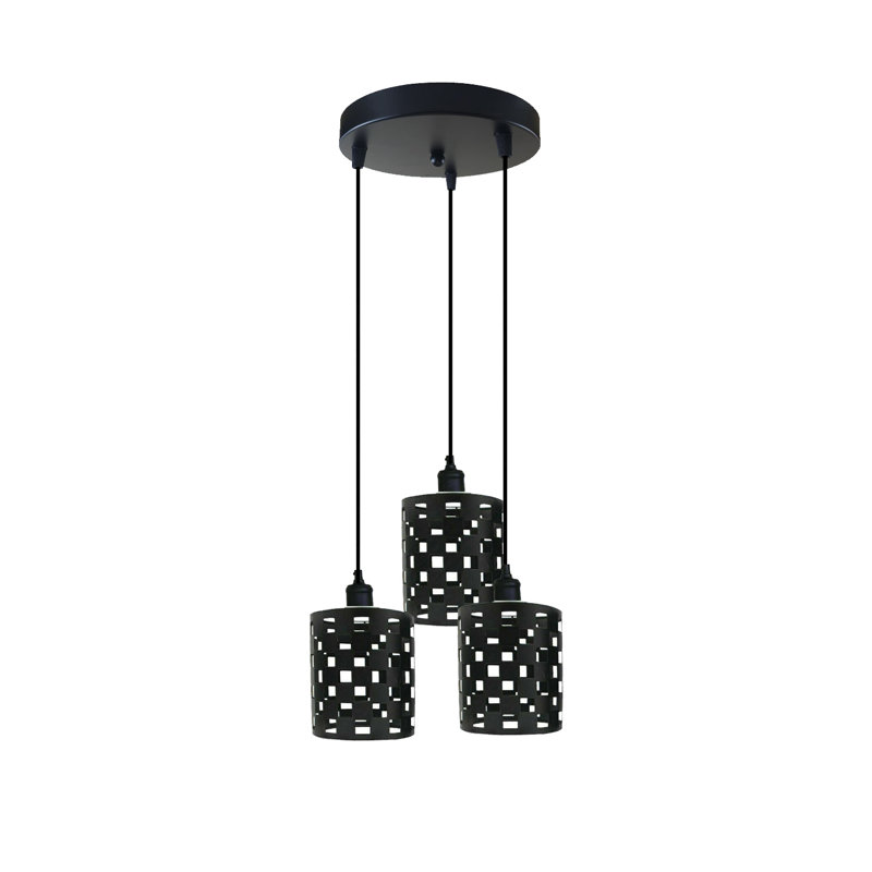 Jahkel 3 - Light Cluster Pendant, Black