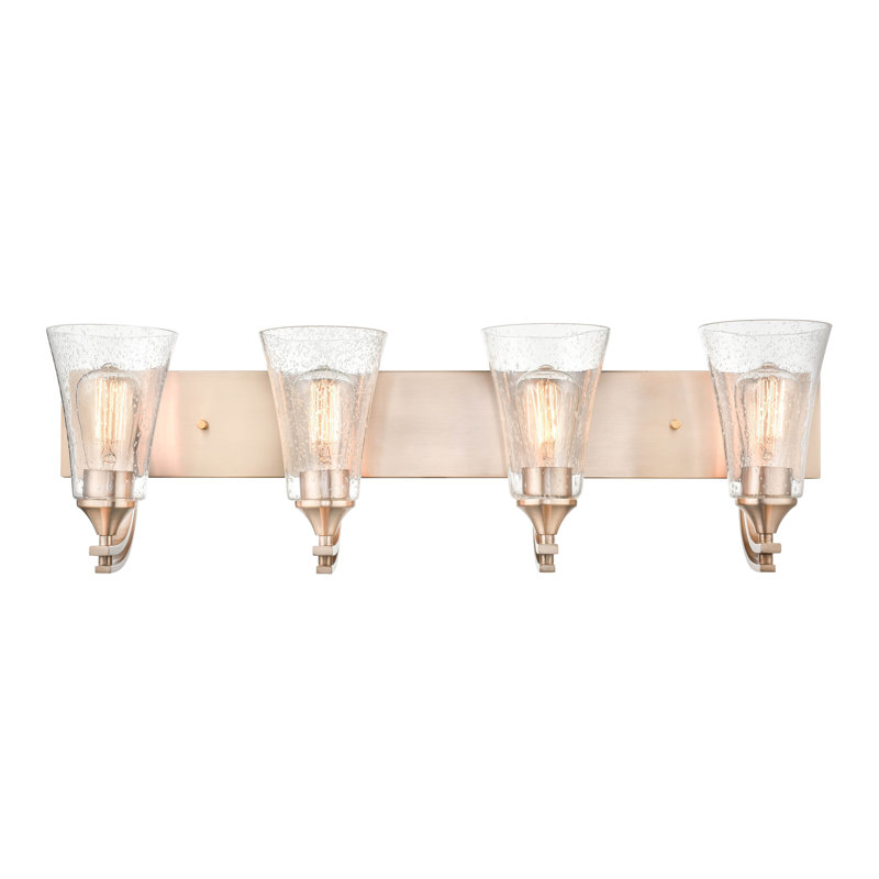 4 - Light Dimmable Vanity Light, Modern Gold