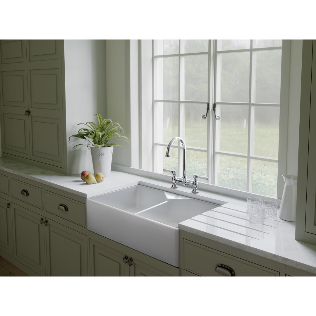 2.0 Bowl Farmhouse/Apron Kitchen Sink