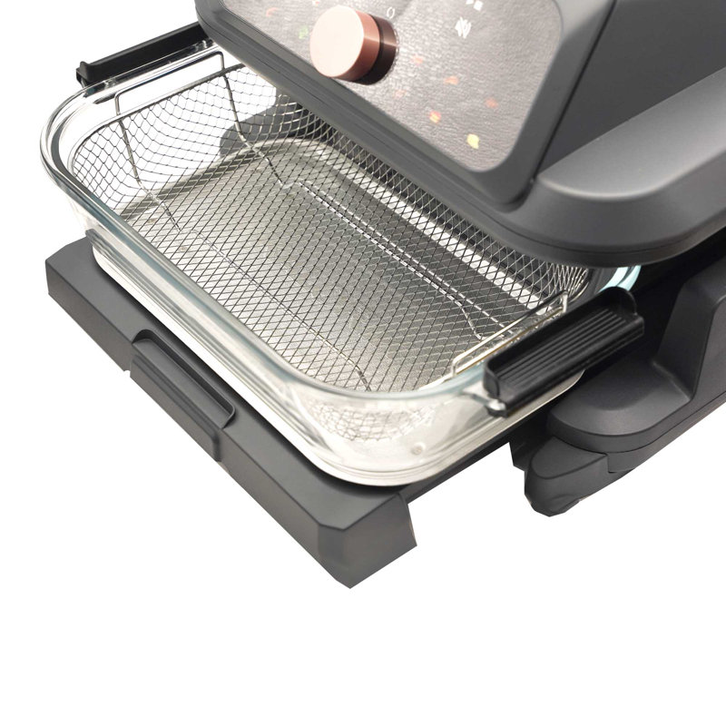 Livwell 6 Quart Glass Container Air Fryer - Cook, Serve, & Store