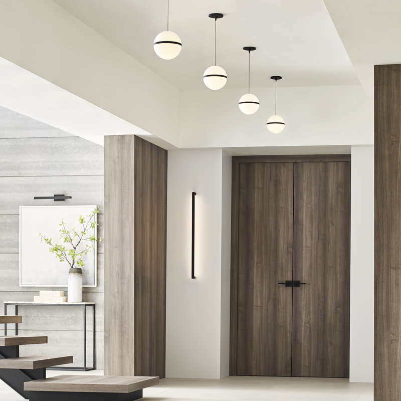 Hanea 1 - Light LED Pendant, Aged Brass, Yes