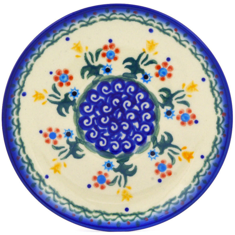 Spring Flowers Stoneware Saucer