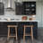 Maven Lane Vincent Wooden Kitchen Stool-655363867-655363858