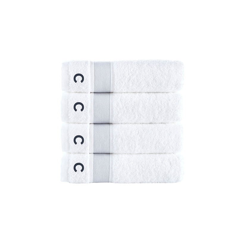 Dieter 4 pcs Hand Towels, Hand Towels - 4 Pack, C, Silver