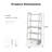 Deivi 63.5"H x 26"W Ladder Bookcase with Drawer-217255353