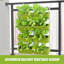 Pot à fleurs mural suspendu (8 poches)-1555535838