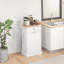 Poubelle de cuisine inclinable (blanc)