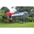 Palram - Canopia Grand Gardener 2 - 8' W x 12' D Walk-In Hobby Clear Polycarbonate Resin Frame Greenhouse Kit with Roof Vent and Base - Green-90988282