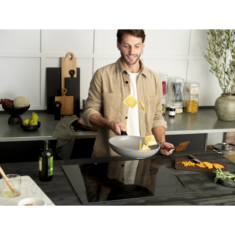 Fissler Ceratal Classic Ceramic Non-Stick Frying Pan, Warm Grey, Made without PFAS, 9.5"