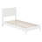 Amandah Low Profile Solid Wood Panel Bed-1063239668-1063239672