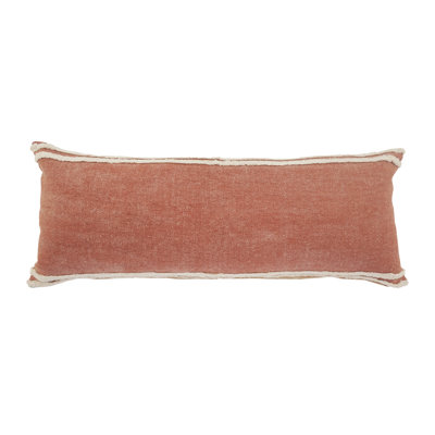 Contemporary Striped Stonewashed 100% Cotton Decorative Throw Pillow