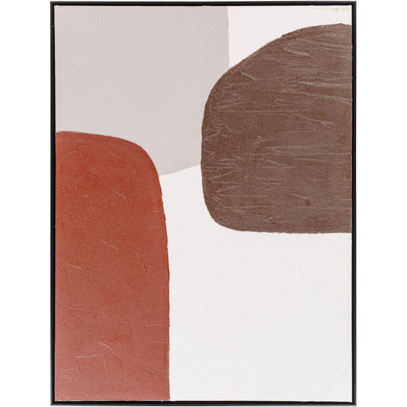 Ensemble de 2 peintures sur toile encadrées