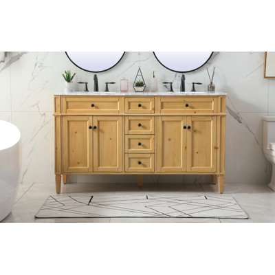 Ensemble de meuble-lavabo double 60 "Rivers