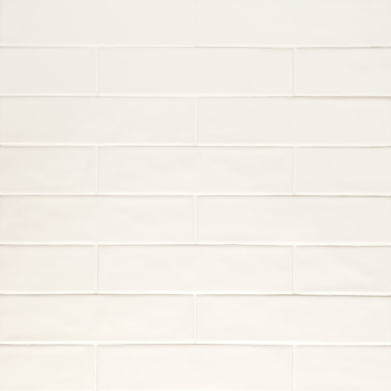 Clara 3" x 11" Porcelain Subway Tile, Matte Ivory