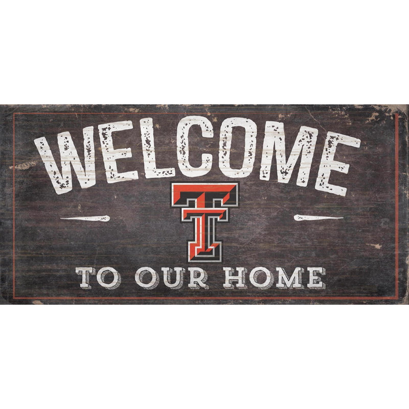 Décoration murale ncaa welcome, Texas Tech Red Raiders