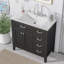 Elzadie Single Bathroom Vanity with Ceramic Top-331270630